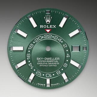 Rolex Sky‑Dweller in Edelstahl Oystersteel, Edelstahl Oystersteel  