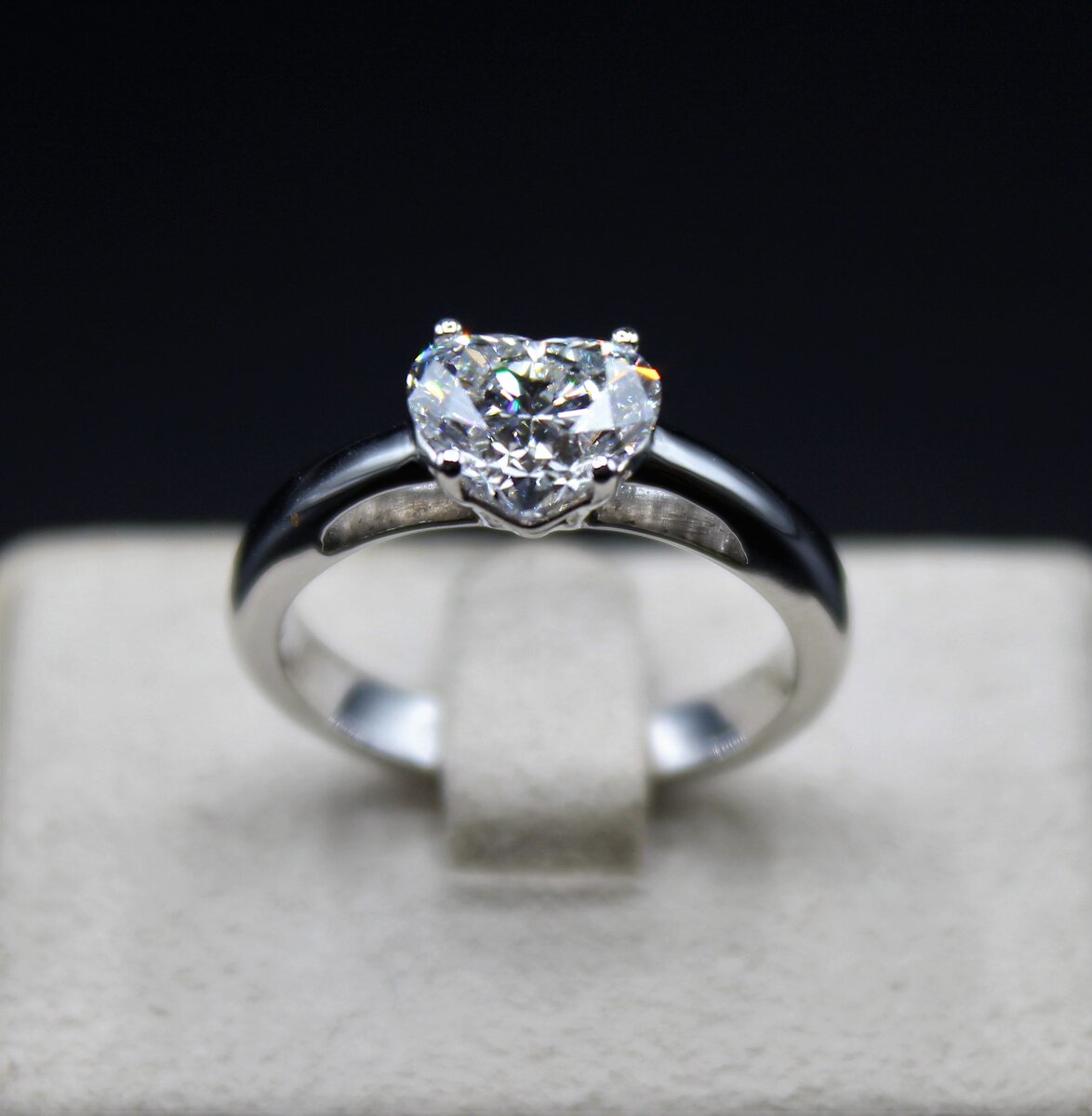 Heart Shaped Diamond Ring Jewellery By Zegg Creation Zegg Watches Jewellery